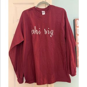 Phi Sig, long sleeve t-shirt